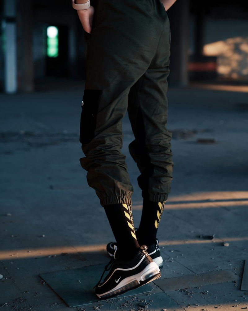 Satin Jogger Pants, view 4