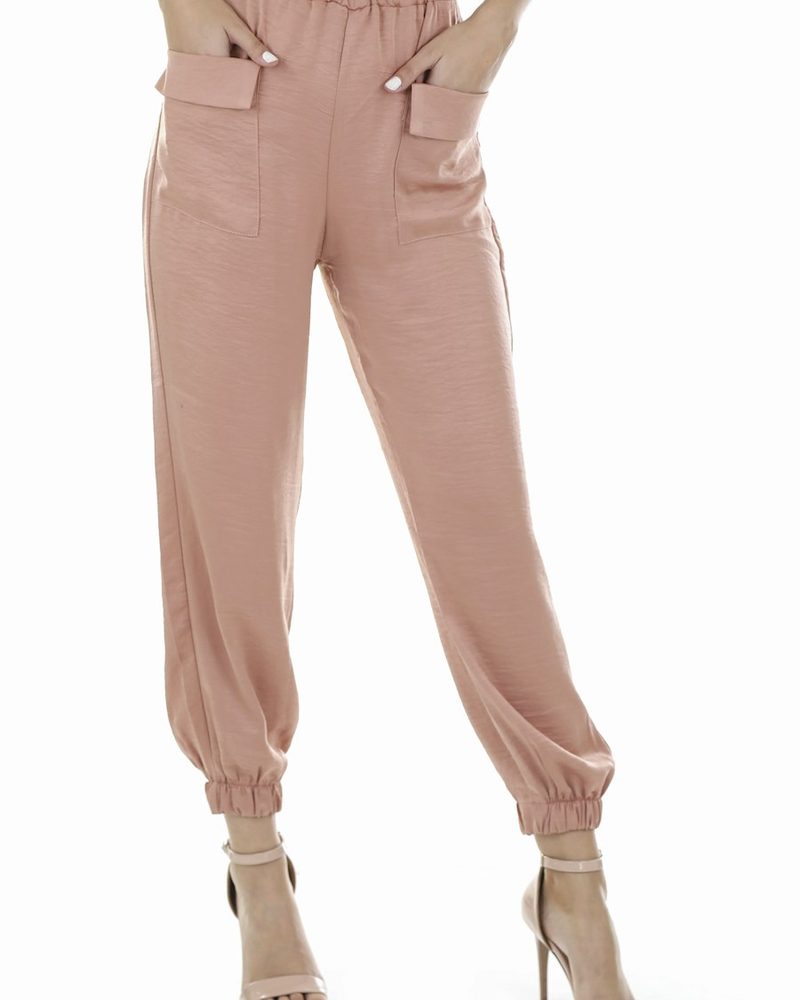Satin Jogger Pants